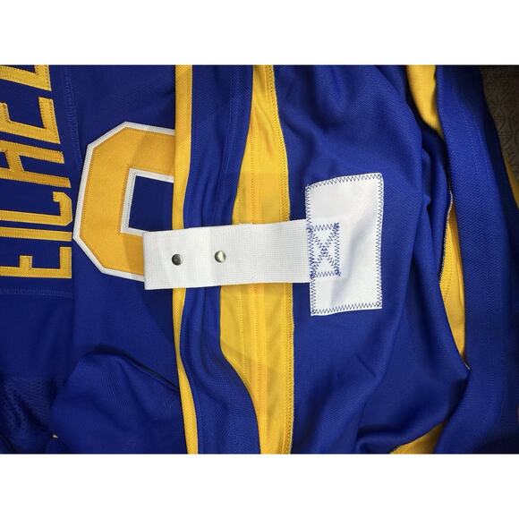Adidas Jack Eichel Buffalo Sabres Jersey Blue Primegreen H56838 Size 56 $230 - Picture 8 of 13